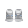 Women's Air Jordan 1 Mid White/Aluminum-Wolf Grey (BQ6472 105)