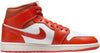 Women's Jordan 1 Mid Summit White/Cosmic Clay (BQ6472 108)