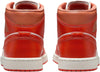 Women's Jordan 1 Mid Summit White/Cosmic Clay (BQ6472 108)