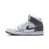 Women's Jordan 1 Mid White/Smoke Grey-Pure Platinum (BQ6472 113)