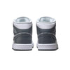 Women's Jordan 1 Mid White/Smoke Grey-Pure Platinum (BQ6472 113)