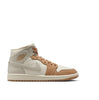 Women's Jordan 1 Mid Pale Ivory/LT Orewood BRN-Hemp (BQ6472 118)