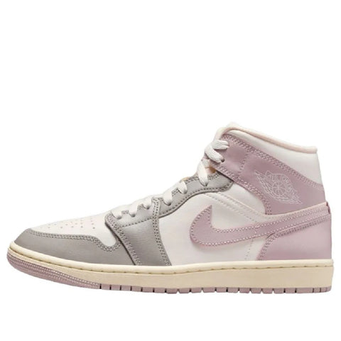 Women's Air Jordan 1 Mid Sail/Particle Rose (BQ6472 122)
