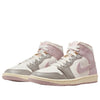 Women's Air Jordan 1 Mid Sail/Particle Rose (BQ6472 122)