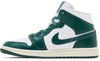 Women's Jordan 1 Mid White/Oxidized Green-Sail (BQ6472 133)