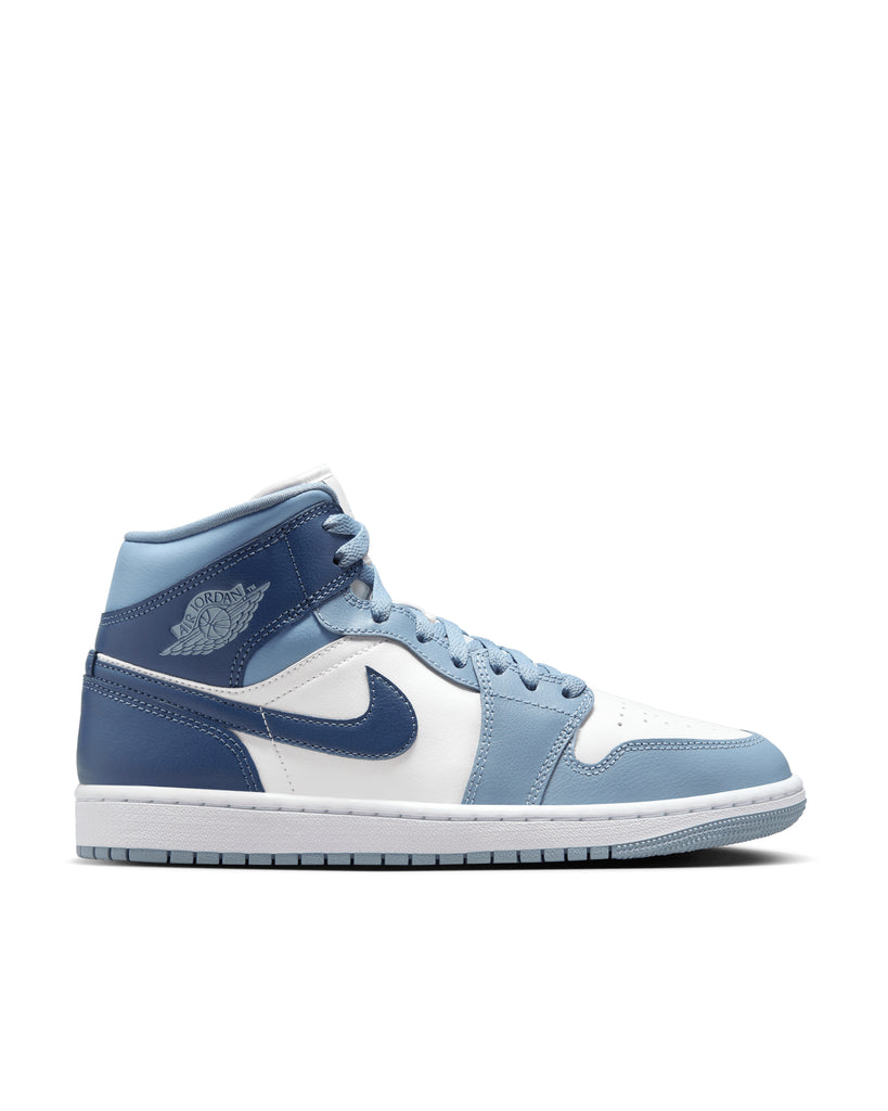 Women's Jordan 1 Mid Sail/Diffused Blue-Blue Grey (BQ6472 140)