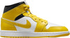 Women's Jordan 1 Mid White/Vivid Sulfur-Black (BQ6472 170)