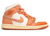 Women's Jordan 1 Mid Sail/Madder Root (BQ6472 180)