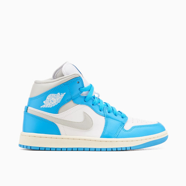 Women's Jordan 1 Mid Dark Powder Blue/Neutral Grey (BQ6472 400)