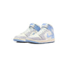 Women's Jordan 1 Mid Psychic Blue/Neutral Grey-Sail (BQ6472 402)