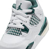 Toddler's Jordan 4 Retro White/Oxidized Green-White (BQ7670 103)