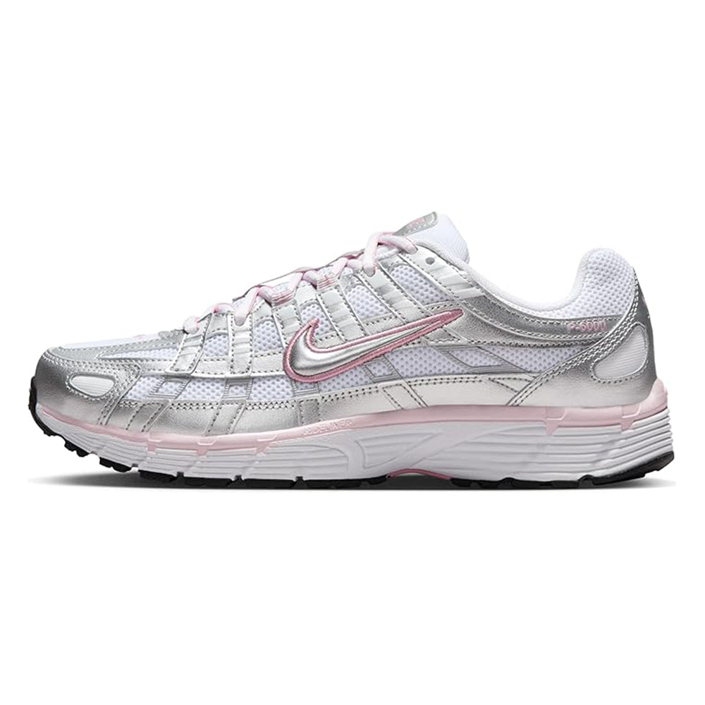 Women's Nike P-6000 White/Metallic Silver (BV1021 108)