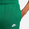 Men's Nike Sportswear Malachite/White/Black Club Fleece Jogger (BV2671 365)