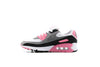 Women's Nike Air Max 90 White/Particle Grey-Rose-Black (CD0490 102)