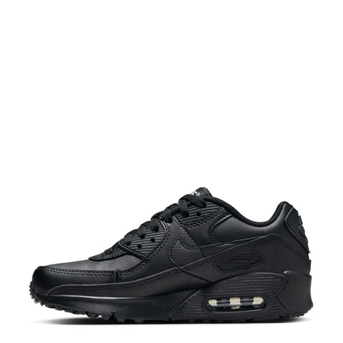 Big Kid's Nike Air Max 90 LTR Black/Black-White (CD6864 028)
