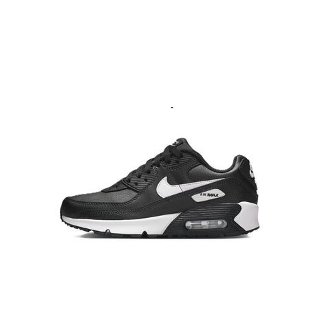 Big Kid's Nike Air Max 90 LTR Black/White-Black (CD6864 029)