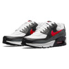 Big Kid's Nike Air Max 90 LTR White/University Red-Iron Grey (CD6864 113)