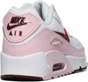 Big Kid's Nike Air Max 90 LTR White/Dark Beetroot-Pink Foam (CD6864 114)
