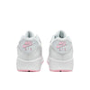 Big Kid's Nike Air Max 90 LTR White/Pink Foam-White White (CD6864 121)