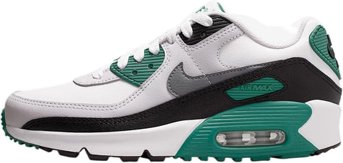 Big Kid's Nike Air Max 90 LTR Evergreen Aura/Cool Grey (CD6864 300)