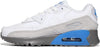 Little Kid's Nike Air Max 90 LTR White/White-Grey Fog (CD6867 118)