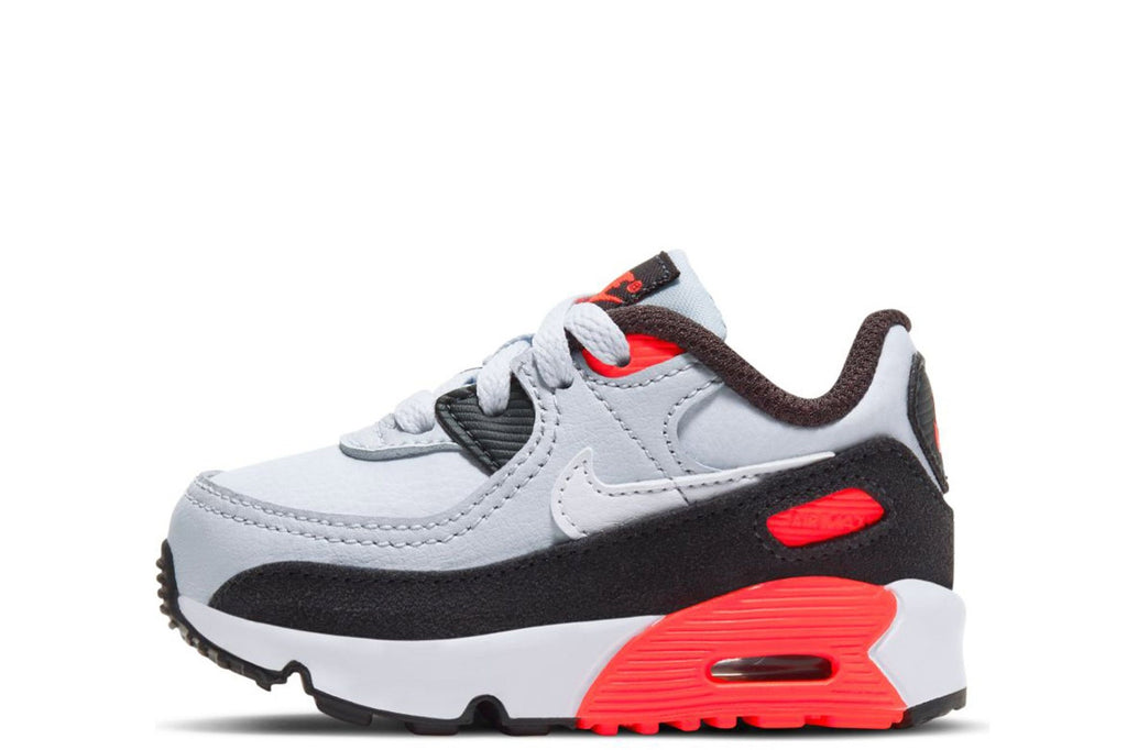 Toddler's Nike Air Max 90 LTR Football Grey/White (CD6868 012)