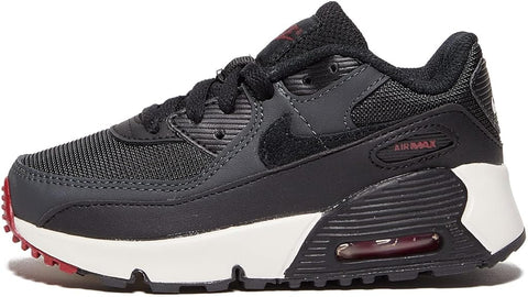 Toddler's Nike Air Max 90 LTR Anthracite/Black-Team Red (CD6868 022)