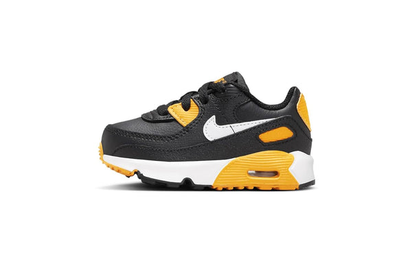 Toddler's Nike Air Max 90 LTR Black/White-University Gold (CD6868 026)