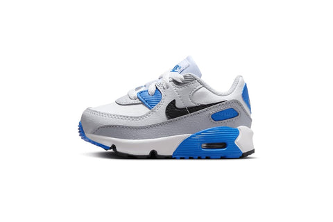 Toddler's Nike Air Max 90 LTR White/Black-Dark-Photo Blue (CD6868 127)