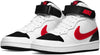 Little Kid's Nike Court Borough Mid 2 White/University Red-Black (CD7783 110)