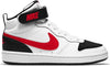 Little Kid's Nike Court Borough Mid 2 White/University Red-Black (CD7783 110)