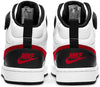 Little Kid's Nike Court Borough Mid 2 White/University Red-Black (CD7783 110)