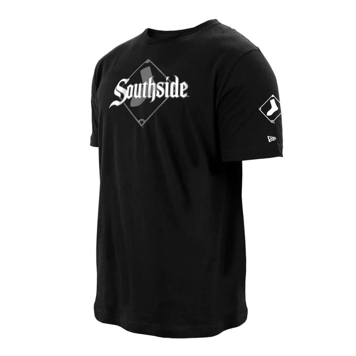 New Era Black MLB Chicago White Sox City Connect Southside T-Shirt (12738776)