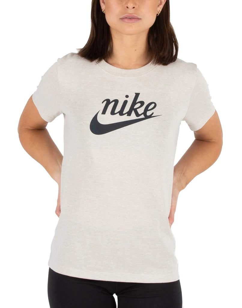 Women's Nike Slate Off White Sportswear Varsity T-Shirt