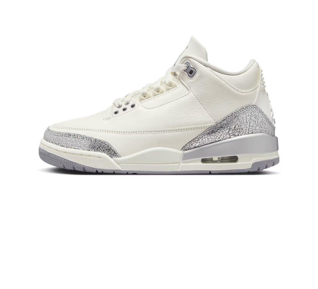 Women's Jordan 3 Retro Sail/Cement Grey (CK9246 100)