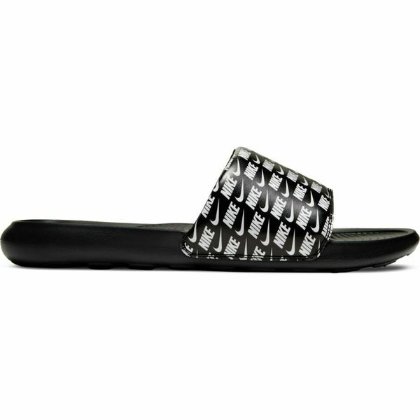 Men's Nike Victori One Slide Print Black/White-Black (CN9678 006)