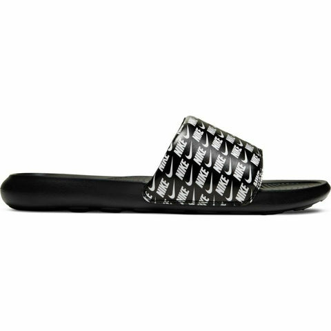 Men's Nike Victori One Slide Print Black/White-Black (CN9678 006)