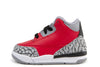 Toddler's Jordan 3 Retro SE Fire Red/Fire Red-Cement Grey (CQ0489 600)