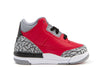 Toddler's Jordan 3 Retro SE Fire Red/Fire Red-Cement Grey (CQ0489 600)