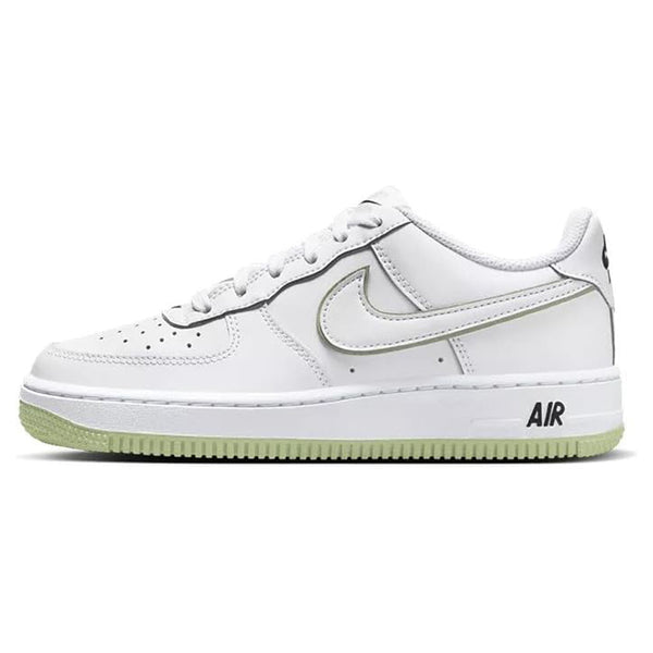 Big Kid's Nike Air Force 1 White/Honeydew-White-Black (CT3839 108)