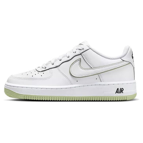 Big Kid's Nike Air Force 1 White/Honeydew-White-Black (CT3839 108)