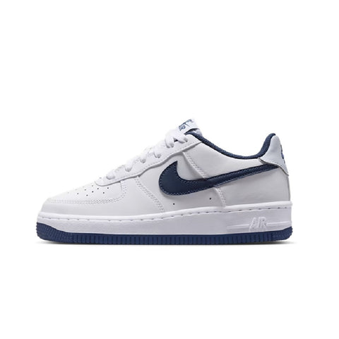 Big Kid's Nike Air Force 1 White/Midnight Navy (CT3839 111)