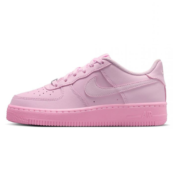 Big Kid's Nike Air Force 1 Pink Foam/Pink Foam-Pink Rise (CT3839 601)