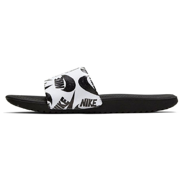 Big Kid's and Little Kid's Nike Kawa Slide SE JDI White/Black (CT6619 100)