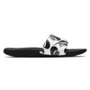 Big Kid's and Little Kid's Nike Kawa Slide SE JDI White/Black (CT6619 100)
