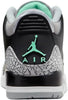 Men's Jordan 3 Retro Black/Green Glow-Wolf Grey (CT8532 031)