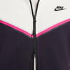 Men's Nike Sportswear Beige/Pink/Black Tech Fleece Full-Zip Hoodie