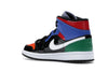 Women's Jordan 1 Mid Multi Patent Leather Black/White-Multi (CV5276 001)