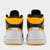 Women's Jordan 1 Mid SE White/Laser Orange-Black (CV5276 107)