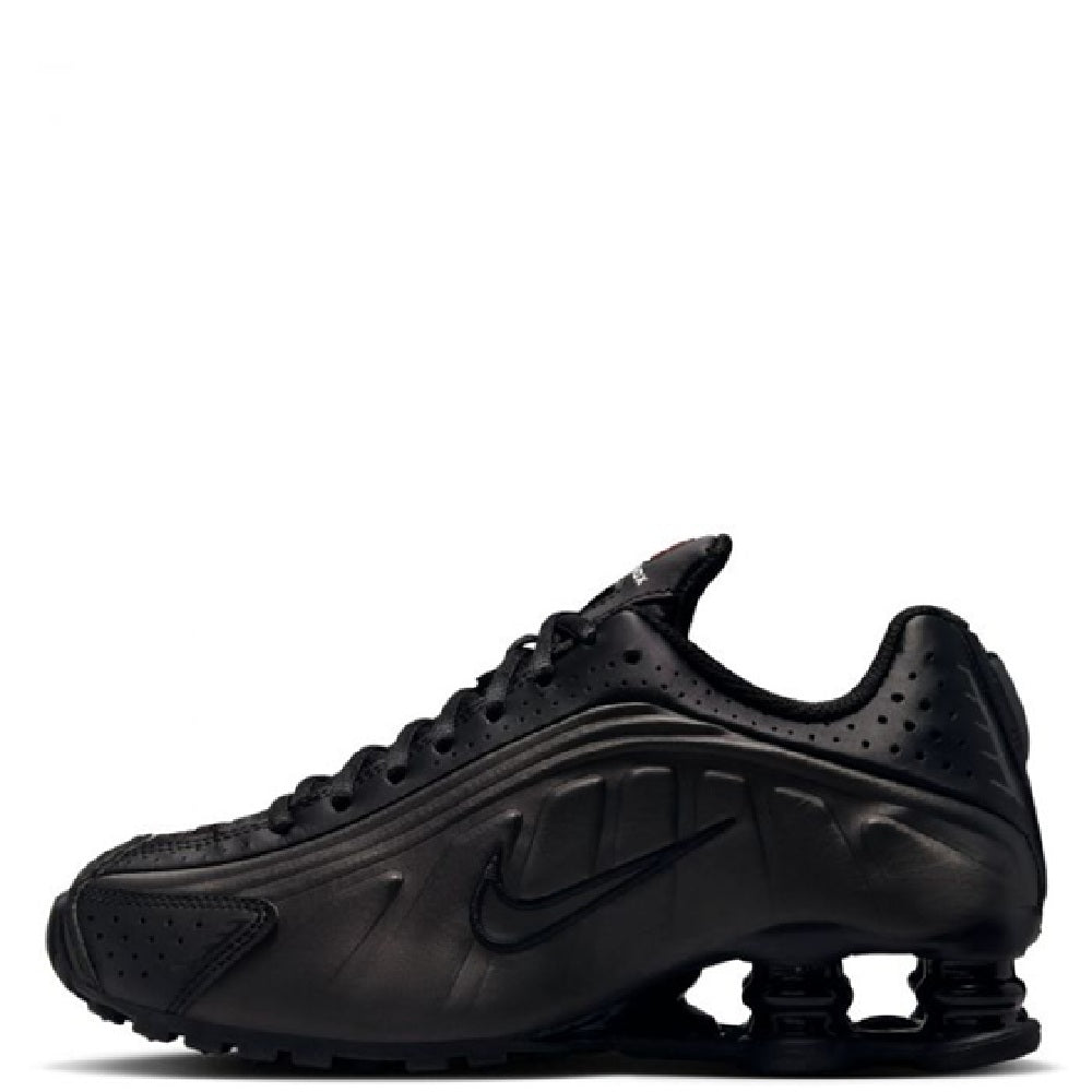 Big Kid's Nike SHOX R4 Black/Black-Black (CW2626 003)